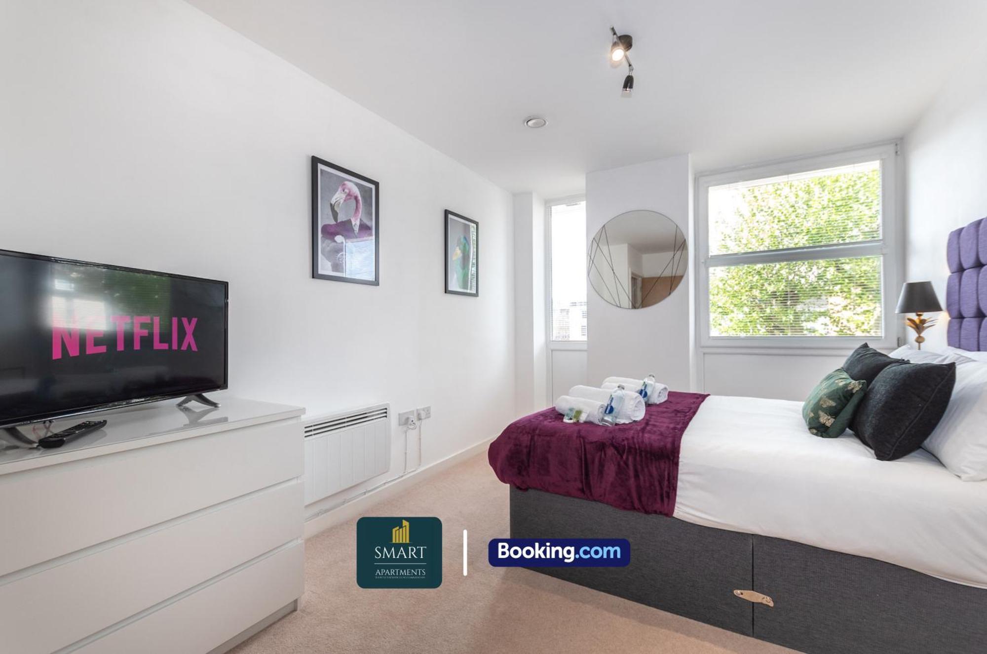 Spacious City Center Apartment By Smart Apartments Short Lets & Serviced Accommodation Apartment Southampton With Free Wifi Exterior foto